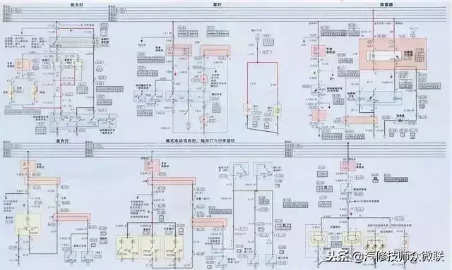 汽车电路图基础知识入门（汽车电路图颜色英文缩写字母）